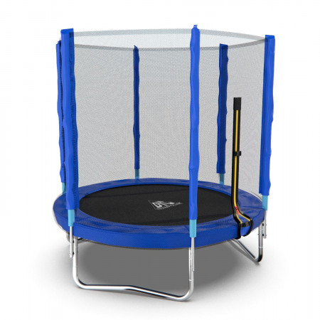 Батут DFC Trampoline Fitness с сеткой 6ft Синий