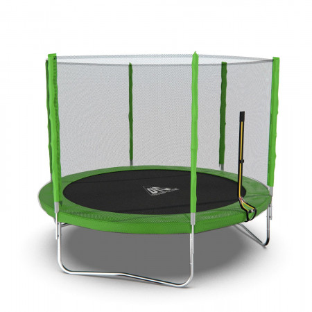 Батут DFC Trampoline Fitness с сеткой 10ft Светло-зелёный