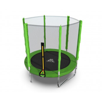Батут DFC Trampoline Fitness с сеткой 6ft Светло-зелёный