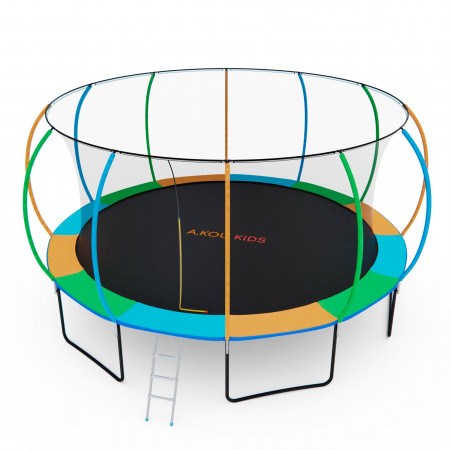 Батут с сеткой DFC A.KOU KIDS 16ft с лестницей (2 короба)