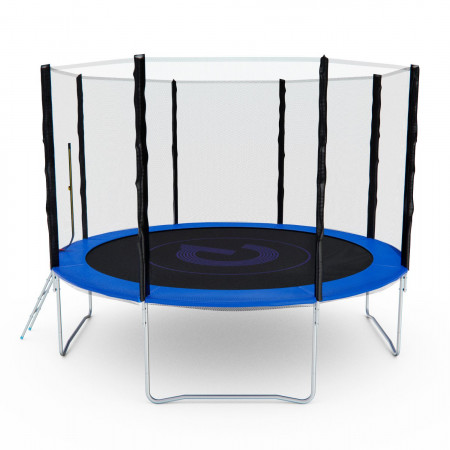 Батут с сеткой DFC PELPO 12ft с лестницей, BLUE