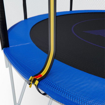 Батут с сеткой DFC PELPO 12ft с лестницей, BLUE