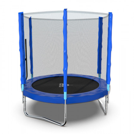Батут DFC Trampoline Fitness с сеткой 6ft Синий