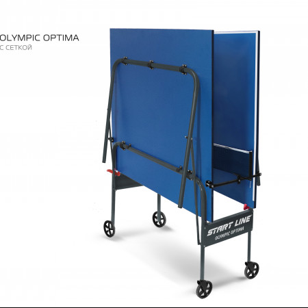 Стол теннисный Olympic Optima Синий с сеткой
