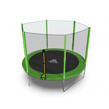 Батут DFC Trampoline Fitness с сеткой 10ft Светло-зелёный
