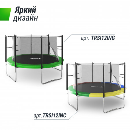 Батут UNIX Line Simple 12 ft Green (inside)
