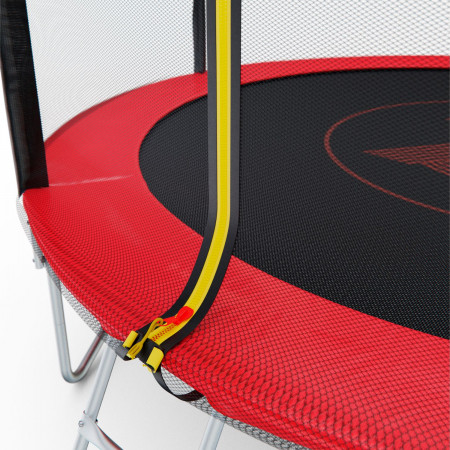 Батут с сеткой DFC PELPO 10ft с лестницей, RED