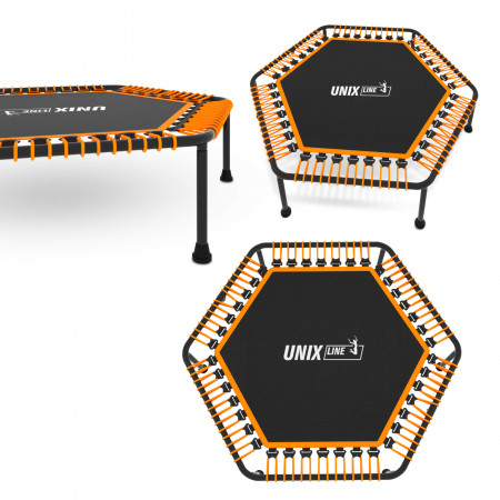 Батут спортивный UNIX Line FITNESS Lite Orange (125 см)
