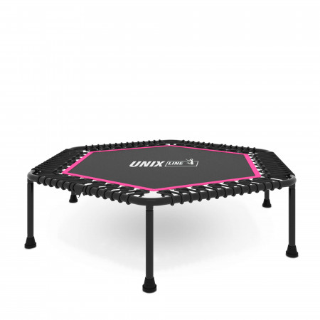 Батут спортивный UNIX Line FITNESS Lite Pink (125 см)