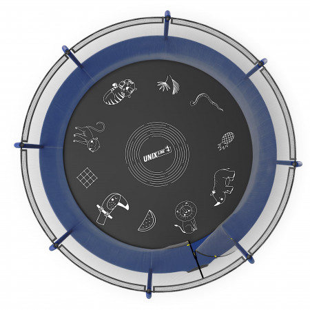 Батут UNIX Line SUPREME GAME 14 ft (Blue)