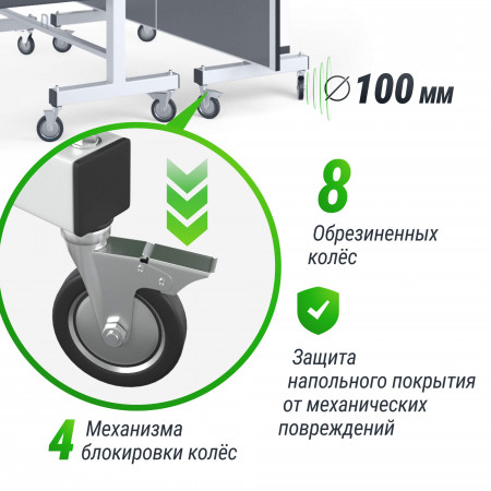 Профессиональный теннисный стол UNIX Line 25 mm MDF (Grey)
