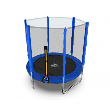 Батут DFC Trampoline Fitness с сеткой 6ft Синий