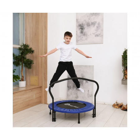 Батут с поручнем DFC JUMPFIT 36'' синий