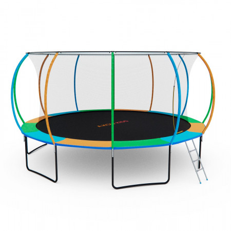 Батут с сеткой DFC A.KOU KIDS 16ft с лестницей (2 короба)