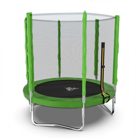 Батут DFC Trampoline Fitness с сеткой 6ft Светло-зелёный