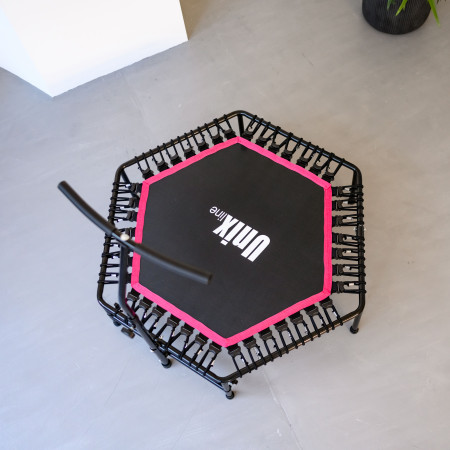 Батут спортивный UNIX Line FITNESS Pink (125 см)