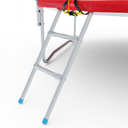 Батут с сеткой DFC PELPO 8ft с лестницей, RED